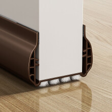 2.1" x 37" Rubber Brown Door Bottom Sweep