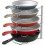 Pan Organizer Rack for Kitchen Cabinet and Counter, Silver 1