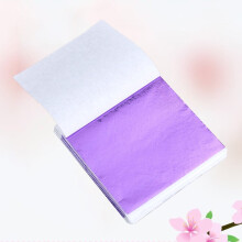 Embossing Foil 50Pcs Imitation for Art Projects and Picture Framing in Purple and Gold