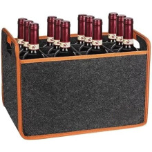 Bolsa isotérmica acolchada para 12 botellas de vino.