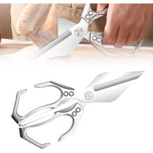 Heavy Duty Kitchen Shears with Stainless Steel Blades for Meat & Bone, Poultry Scissors