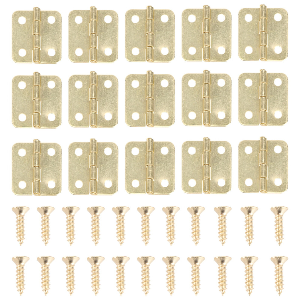 Frcolor Hingesmini Small Cabinet Box Hinge Hinges Wooden Jewelry Decorativefurniture Minihouse Miniature Doorcrafts Box 9149926251774