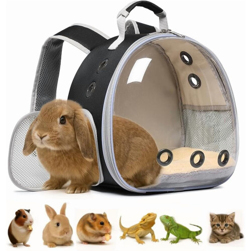 Pet Carrier Backpack for Guinea Pigs Rabbits Hamsters