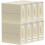 SheetCube bed sheet organizers beige 8-pack 1