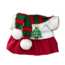 Handcrafted Christmas Outfit for 17cm Dolls with Accessories