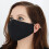 Masques en coton BalsaCircle noirs à 2 couches avec élastiques 1