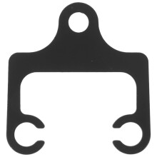 Universal Black Metal Motorcycle Speedometer Mount Bracket – Compatible with Speedometer, Tachometer, Odometer