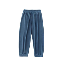 Kleinkind-Jogginghose aus Baumwolle, einfarbig, elastischer Bund, Sommer/Frühling, Jungen und Mädchen, Größe 12T