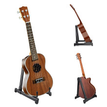 1 Pack Foldable Multi-Instrument Stand - Folding Holder for Electric Guitar, Acoustic Guitar, Ukulele, Violin, Banjo - Portable and Lightweight