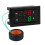 Digital volt-amperemeter AC500V/500A, 0,39" LED 2-i-1 panelmätare med strömtransformator 1