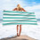 Πετσέτα θαλάσσης μικροϊνών 30x60", χωρίς άμμο, απορροφητική και γρήγορο στέγνωμα - 1