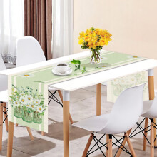 1 pieza de papel tapiz para festival de verano, linda bandera de mesa, decoración de mantel, caminos de mesa, mantel