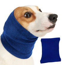 Dog Ear Muffs for Noise Protection & Warmth – Comfortable, Breathable, No-Flap Design, Compatible with Dogs, Blue