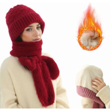 Cachecol com capuz versátil para inverno, em tricô, tudo em um: proteção contra vento e calor, ideal para ciclismo, com gorro e cachecóis