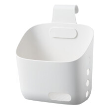 Plastic Hanging Basket with Detachable Hook – Storage Organizer for Office, Bedroom, Kitchen, Bathroom