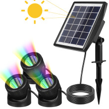 Solar Pond Light Submersible Led Light Fountain Lights Led Underwater Yard Lights