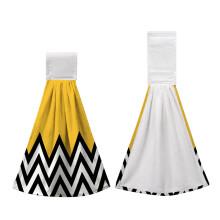Serviette à suspendre douce et absorbante pour la cuisine et la salle de bain, serviette décorative avec crochet, facile à nettoyer, en tissu pour