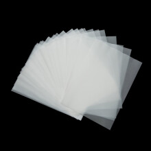 50 folhas de papel vegetal para desenho, tatuagem, impressão, convites, artesanato, decalque, animação e scrapbooking.