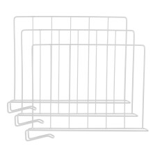 3 Pcs Closet Shelf Dividers Clothes Organizer Iron Dividers