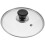 Transparent Glass Pot Lid with Vent Hole Cookware Cover for Kitchen Use 1