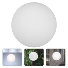 Elegant White Glass Lampshade for Ceiling Light with Frosted Globe Design and Quality 6 Inch