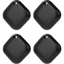 AirTags Key Finder Compatible with Apple Find My (iOS Only), Replaceable Battery, Water-Resistant Bluetooth Tracker for Bags, Luggage, Pets, Backpack