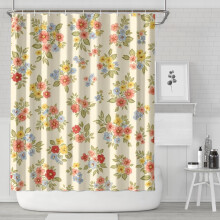 Κουρτίνα ντους Pioneer με λουλουδάτο μοτίβο 84"x72", Σετ διακοσμητικών κουρτινών ντους