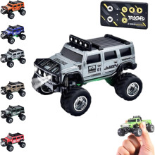 1:64-mittakaavan mini-RC-maastoauto LED-valoilla ja kaksoisohjauksella - Huippuluokan sisä- ja ulkoseikkailulelu