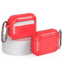 Iskunkestävä panssarikotelo, joka on yhteensopiva AirPods Pron kanssa