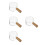 4Stk Kleiner Milchkrug Mit Ergonomischem Holzgriff Transparent 7