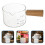 4Stk Kleiner Milchkrug Mit Ergonomischem Holzgriff Transparent 11