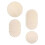 12Stk Beige Holzbasis Korb Boden Oval Für DIY 2