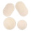 12Stk Beige Holzbasis Korb Boden Oval Für DIY 3