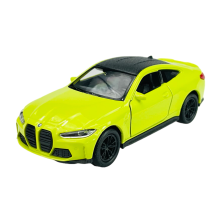 WELLY BMW M4 G82 GREEN 1:34 METAL MODEL NEW 43811