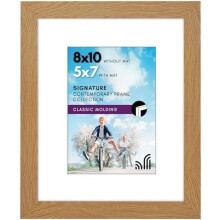 Dark Oak 8x10 Picture Frame with Shatter-Resistant Glass