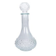 OUNONA decanter da vino vintage in vetro trasparente, 1 set