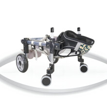Adjustable Pet Wheelchair for Dogs & Cats – Lightweight, Breathable Support | 2-Wheel & 4-Wheel Options (XS–L) | Compatible with Small to Medium