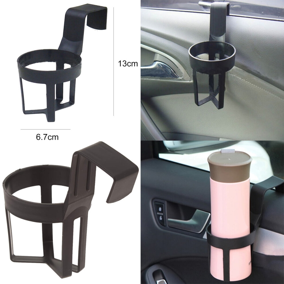 Auto Car Vehicle Drink Cup Holders Can Bottle Container Hook For Truck Interior, Window Dash Mount, Black 9028731413365