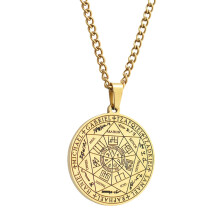 Men's Metatron Cube Seven Archangel Pendant Sacred Geometry Seal of Solomon Pendant Tetragrammaton Angels