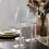BalsaCircle 6 Clear 10 oz Plastic Cylindrical Wine Glasses with Long Stem Wedding Tableware 1