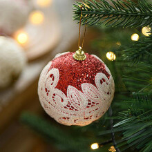 Comefolife Mini Hanging Ornaments for Christmas, Thanksgiving & Fall – Orange Mini Balls, Compatible with Most Trees