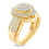 Herzförmiger Ring für Damen, Modeschmuck-Set mit 2 Stück 1