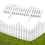 KCT KCT 2 Pack -  Interlocking Flexible White Picket Fence Garden Borders - 16 Pieces Total 3