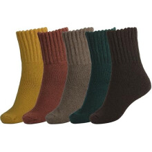 Women's Winter Solid Thick Warm Crew Socks