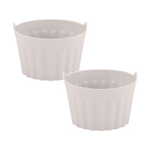 4/3/2pcs Silicone Air Fryer Egg Molds, Reusable Non-Stick, Compatible with Air Fryers, for Eggs, Pudding, Cupcakes