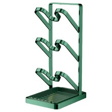 Support de couvercle vert pour placard de cuisine – Compatible avec les casseroles, spatules, planches à découper et cuillères