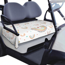 Housse de siège de banquette de voiturette de golf 51" x 31", serviette douce en microfibre pour sièges avant standard EZGO, Club Car, Yamaha, Icon