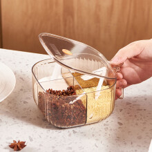 Boîtes à épices HEMOTON avec étiquettes, boîtes à masala pour la cuisine