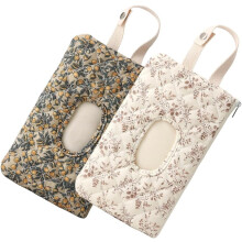 Porta-lenços umedecidos acolchoado com estampa floral - Bolsa portátil para fraldas, ideal para carrinho de bebê, viagens e uso diário.