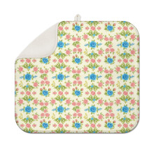 Tapis égouttoir de cuisine Pioneer Flower à motif floral, 1 paquet, tapis égouttoir en microfibre ultra absorbant, 40,6 x 45,7 cm